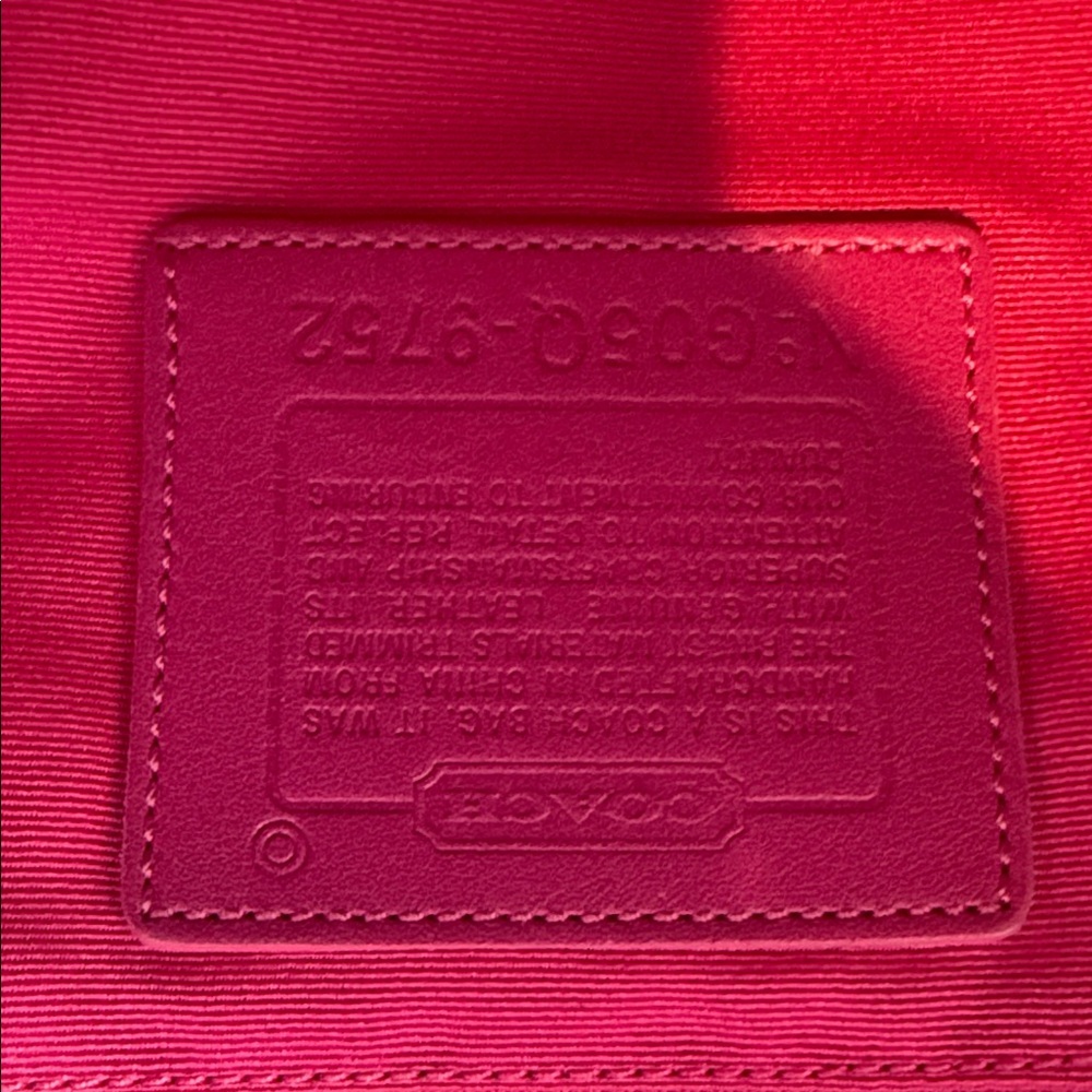 Vintage Coach Holiday Patchwork Tote Bag G05Q-9752 - Picture 8 of 11